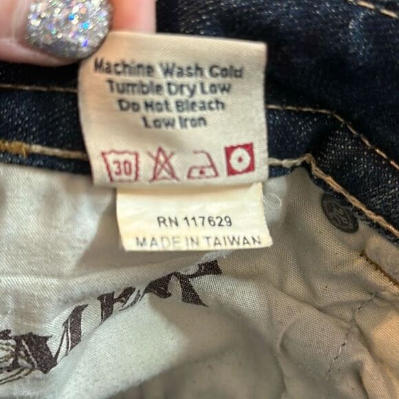 Mek Denim USA San Diego Jeans size W28 L34 Heavy Stitching - Picture 10 of 11